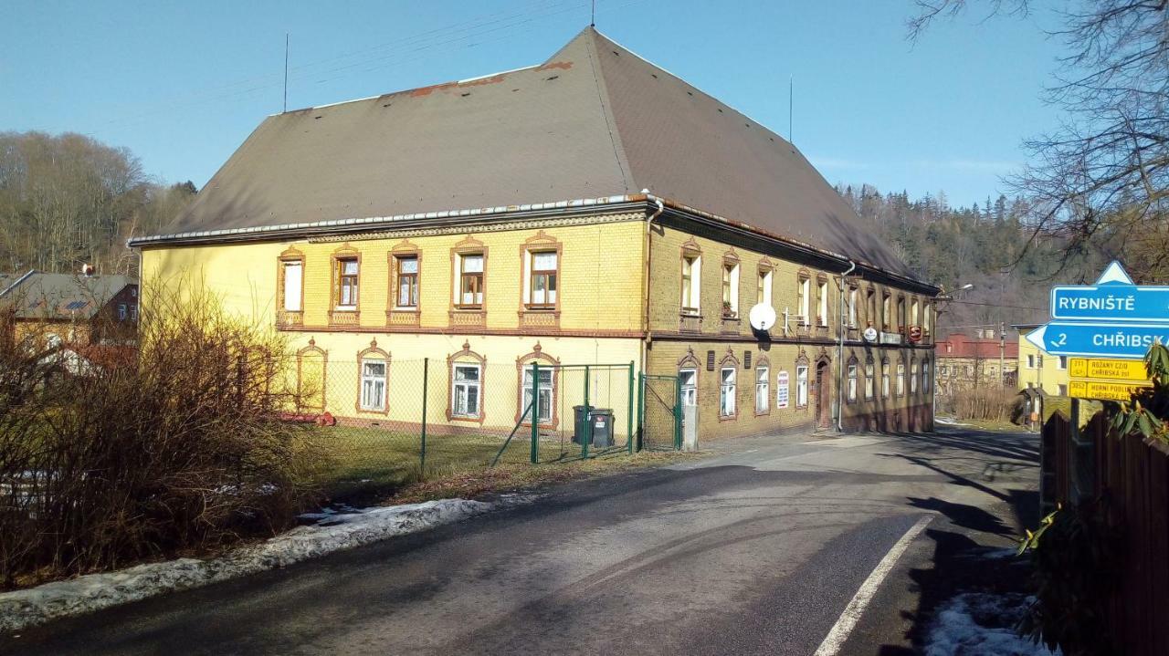 Penzion SKLAŘSKÁ HOSPODA Chřibská Exterior foto