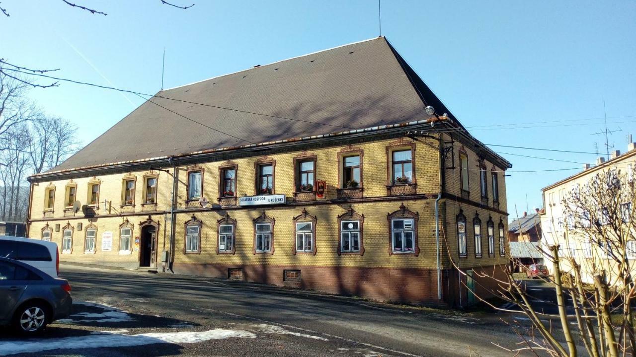 Penzion SKLAŘSKÁ HOSPODA Chřibská Exterior foto